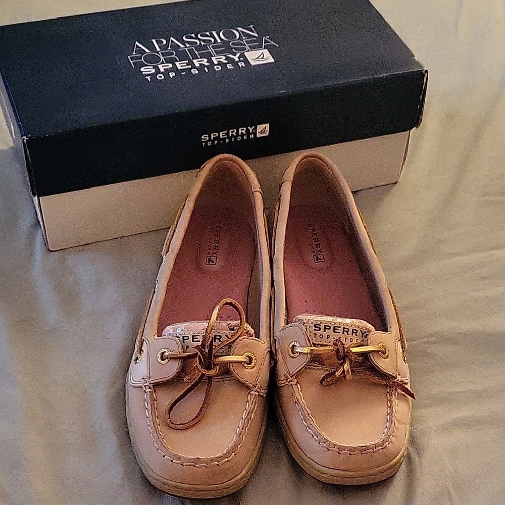 Sperry Women's Cream Moccasins